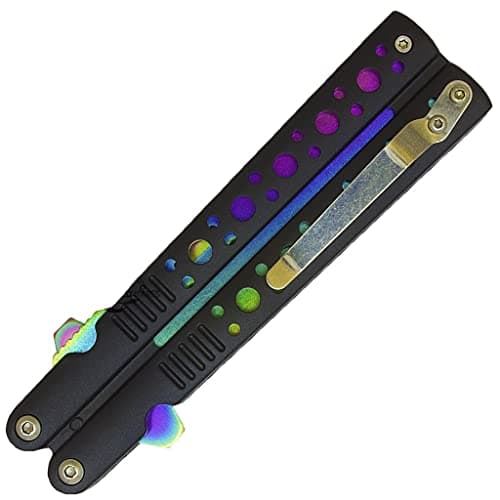 Snake Eye Tactical Spring Assisted Rainbow Blade Folding Aluminum Handle Pocket Eco'Gift LIMITED EDITION Knife - Image 2