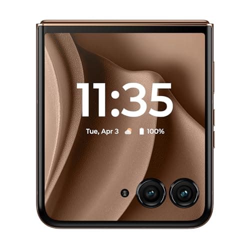 Motorola Razr+ 2025 | Unlocked | Made for US 12/256GB | 50MP Camera | Pantone Mocha Mousse - Image 4