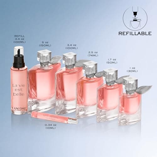 Lancôme La Vie Est Belle Eau de Parfum - Long Lasting Fragrance with Notes of Iris, Earthy Patchouli, Warm Vanilla & Spun Sugar - Floral & Sweet Women's Perfume, 1 Fl Oz - Image 4