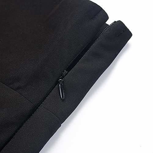 Goth Skirt for Women Gothic Clothes Cute High Waisted A Line Mini Short Skater Black Pleated Skirts, Black, M - Image 5