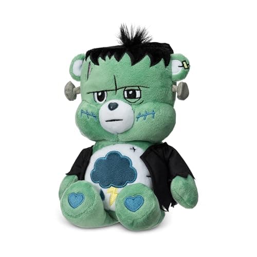 Care Bears Universal Monsters 9" Fun Size Plush - Grumpy Bear as Frankenstein - Soft, Huggable Plushie, Stuffed Animal for Girls and Boys, Ages 4+ - Image 3