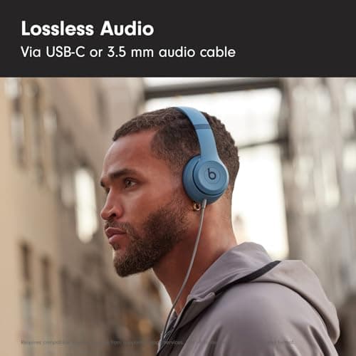 Beats Solo 4 - Wireless Bluetooth On-Ear Headphones, Apple & Android Compatible, Up to 50 Hours of Battery Life - Slate Blue - Image 6