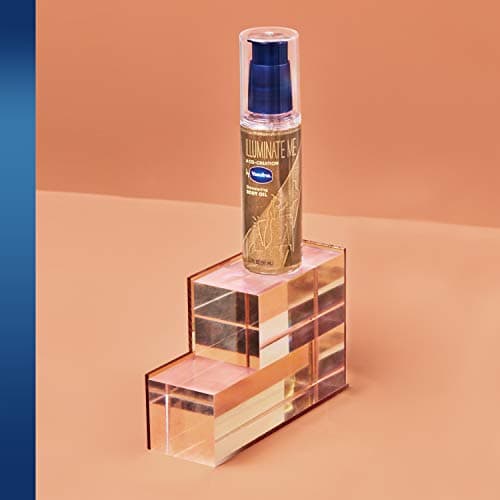 Vaseline Illuminate Me Shimmering Body Oil Created for Melanin Rich Skin, Illuminates Skin with Finishing Touch of Shimmer for Glowing Skin 3.3 oz - Image 9