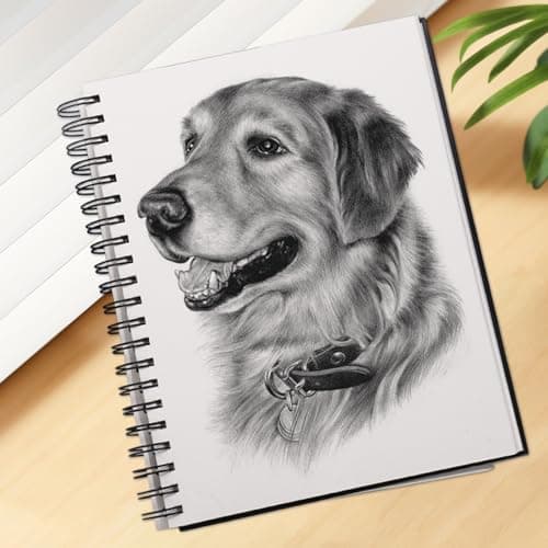 8.5x11inches Hardbound Sketch Book, Spiral Bound Sketch Pad, 80-Sheets 90gsm Inner Paper, Acid Free Drawing Art Paper, Prefect Works with Kids and Adults - Image 6