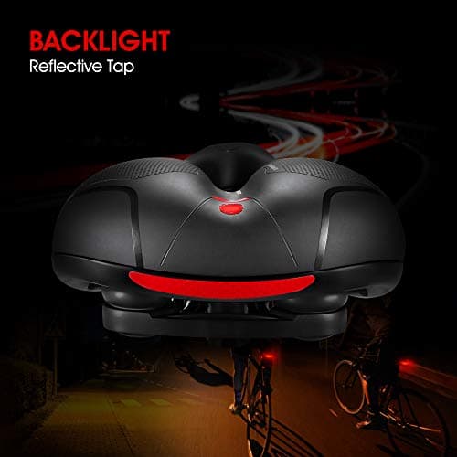 Comfortable Seat Cushion for Men Women with Dual Shock Absorbing Ball Memory Foam Waterproof Wide Bicycle Saddle Fit for Road Bikes - Image 5