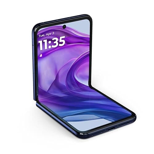 Motorola razr+ | 2024 | Unlocked | Made for US 12/256 | 50MP Camera | Midnight Blue (Renewed) - Image 3