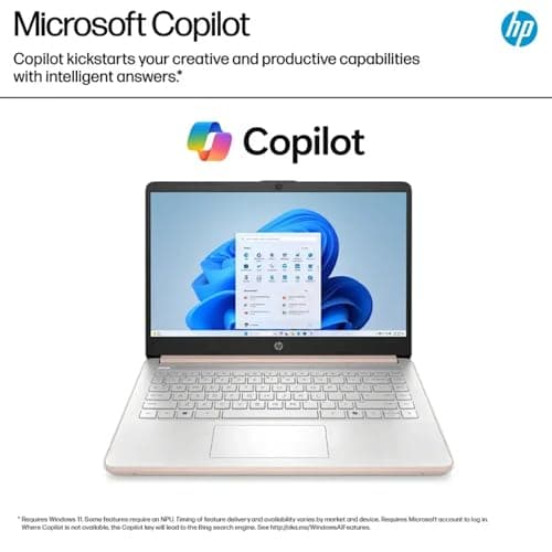 HP Rose Gold Ultrabook 14 Laptop with Free Microsoft 365 • 16GB RAM • Intel 4-Core CPU • 1.1TB Storage (64GB OnBoard w/ 64GB External + 1TB OneDrive) • Windows 11 w/o Earphones - Image 7