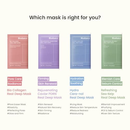 BIODANCE Bio-Collagen Real Deep Mask, Hydrating Overnight Hydrogel Mask, Pore Minimizing, Elasticity Improvement, Korean Skincare | 1.19oz(34g) x 4ea - Image 11