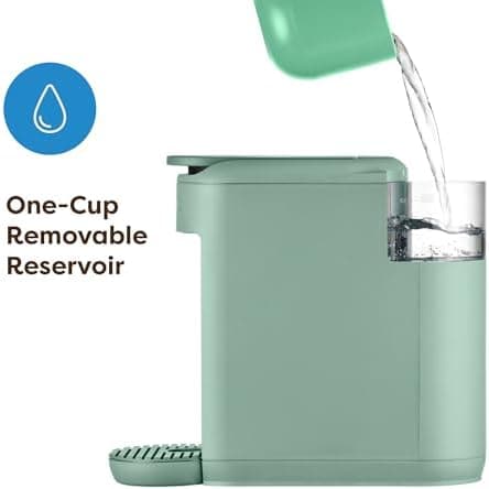 Keurig K-Mini Mate Single Serve K-Cup Pod Coffee Maker, Brews Up to 12 oz Cup, Compact Portable Coffee Machine for Small Spaces, Great for Dorms & Offices, Glamping Green - Image 5