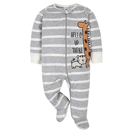 Gerber Baby Boys' 4 Pack Sleep 'N Play Footie, Jungle Blue, 0-3 Months - Image 2