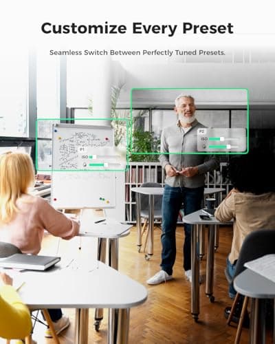 OBSBOT Tiny SE 1080P 100FPS Webcam for PC, AI Tracking PTZ Streaming Camera with 1/2.8" Sensor, Gesture Control, Dual ISO, Staggered HDR, Web Camera for Desktop Computer, Laptop, Meeting, Video Calls - Image 5
