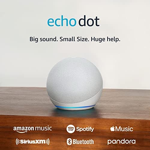 Amazon Echo Dot (newest model), Vibrant sounding Alexa speaker, Great for bedrooms, dining rooms and offices, Glacier White - Image 7