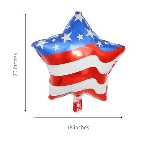 4th of July Decorations Red White and Blue Balloons Patriotic USA Party Fourth of July Decorations USA American Flag Balloons - Image 4