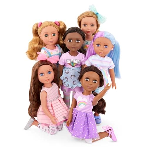 Glitter Girls – 14-Inch Fashion Doll – Brown Hair & Blue Eyes – Pink Dress, Glittery Shoes & Hairbow – Dolls for Girls 3+ Years – Bluebell - Image 10