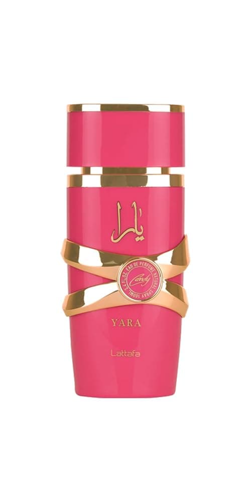 Lattafa Yara Candy - Vanilla, Fruity, Citrus, Floral - Eau de Parfum Long-Lasting Fragrance for Women, 3.40 Ounce / 100 ml Citrus, Musk, Fruity, Vanilla, Amber Wood 3.4 Fl Oz (Pack of 1)