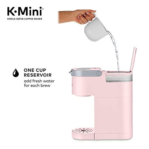 Keurig K-Mini Single Serve K-Cup Pod Coffee Maker, 6 to 12oz Brew size, with Cord Storage, Perfect for Small Spaces, Dusty Rose - Image 6