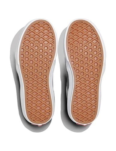 Vans Youth Brooklyn LS Shoe | Kids' Low-Top Sneakers for Boys & Girls, Casual Fashion Footwear, Suede/Canvas Black/White, 13.5 - Image 4