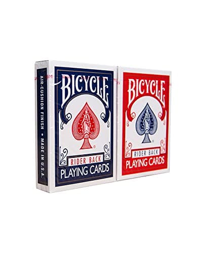 Bicycle Rider Back Playing Cards, Standard Index, Poker Cards, Premium Playing Cards, Red & Blue, 2 Count (Pack of 1) - Image 4