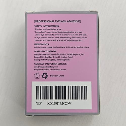 VEYES INC Eyelash Extension Glue - Extra Strong Professional Lash Glue 5ml | 1 Sec Drying time | Retention - 8 Weeks | Black Adhesive for Semi-Permanent Extensions Salon Use for Lash Tech - Image 9