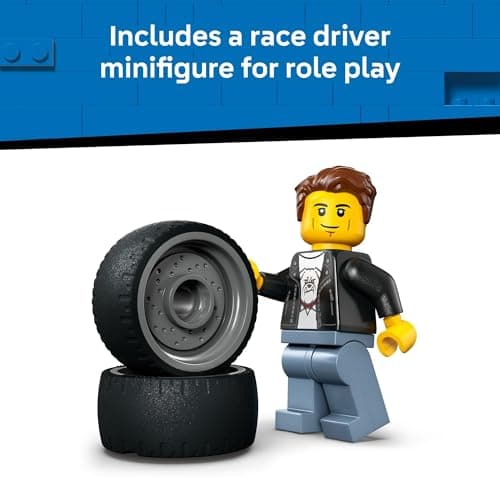 LEGO City Hot Rod 60485 | Building Toys for Boys & Girls, Ages 5+, Toy Race Car for Pretend Play, Driver Minifigure, 81 Pieces, Gift for Birthdays - Image 5
