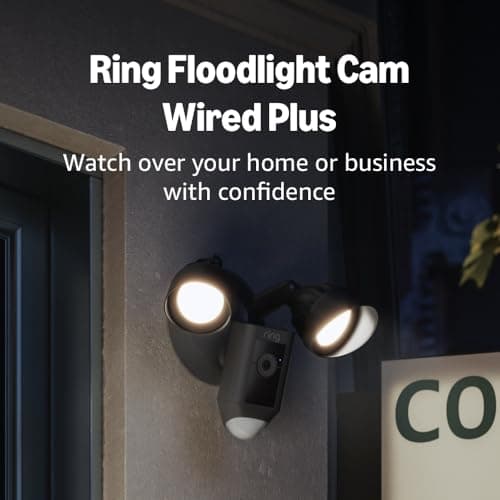 Ring Floodlight Cam Wired Plus — Outdoor home or business security with motion-activated 1080p HD video and floodlights, (2021 release) Black - Image 8