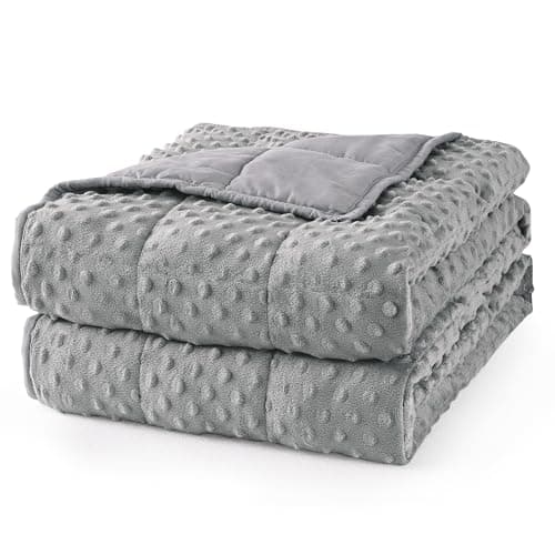 Mr. Sandman Cooling Weighted Blanket for Adults, Queen Size 15 lbs, 60″x80″