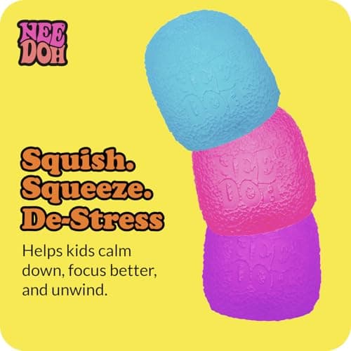 Schylling NeeDoh Gumdrop - Textured Sensory Toy with Super Solid Squish - 2.5" Tall - Colors May Vary (Pack of 1) - Image 7