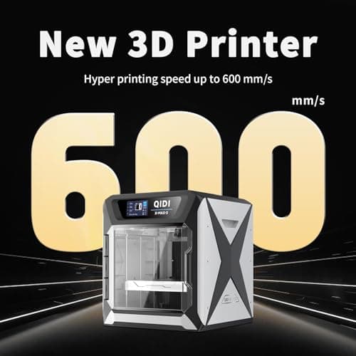 QIDI MAX3 3D Printer, High-Speed Large Size 3D Printers, 600mm/s Fast Print, Fully Auto Leveling, 65℃ Chamber Heat, All-Around & High Precision Industrial Grade, Large Printing Size 12.8×12.8×12.4" - Image 2