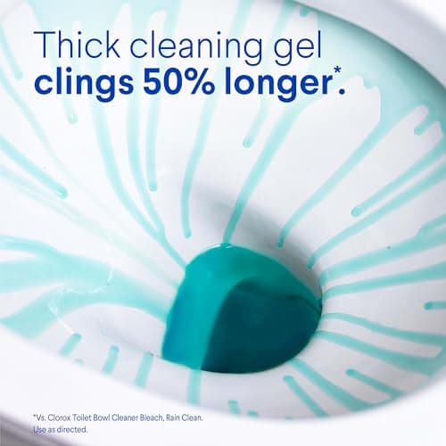 CLOROX Toilet Bowl Cleaner Clinging Bleach Gel, Ocean Mist, 24 Fl Oz, Pack of 2 (Package May Vary) - Image 5
