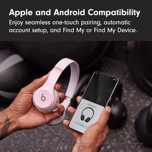 Beats Solo 4 - Wireless Bluetooth On-Ear Headphones, Apple & Android Compatible, Up to 50 Hours of Battery Life - Cloud Pink - Image 7