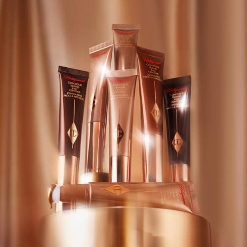 Charlotte Tilbury Hollywood Liquid Contour Wand - Easy-to-Use Contour Stick & Liquid Bronzer for Sculpting & Shaping - Leaves a Natural-Looking Sculpted Finish - Fair/Medium - Image 8