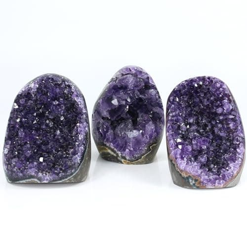 Nvzi Amethyst Crystal Rock, Real Amethyst Stone, Amathesis Crystal Cluster Geode, Purple Crystals and Healing Stones, Amatista Piedra Natural, Cuarzos Originales De Energia Y Piedras, Columnar(1.1LB) - Image 3