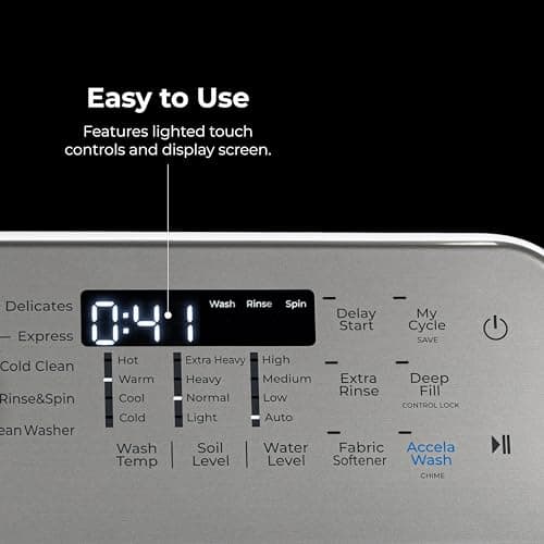 Kenmore 4.4 cu. ft. Top Load Washer with Triple Action Agitator for Tough Dirt & Stains-Reduce Laundry Time with Accela and Express Wash-LED, White - Image 4