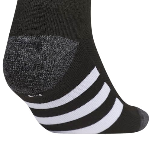 adidas Unisex Kid's Quarter Ankle Socks for Boys and Girls Youth (6-Pack) Athletic Cushioned and Comfortable, Black/Onix Grey/White, M - Image 5