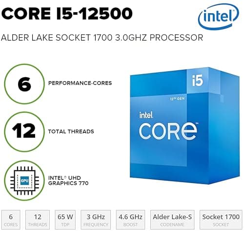 HP Desktop Computers Tower PC for Home Business Student, Intel 6-Core i5-12500 (Beat i7-11700), 32GB DDR4 RAM, 1TB PCIe SSD, WiFi, Bluetooth, RJ-45, Keyboard and Mouse, Windows 11 Pro, Wendbo - Image 2