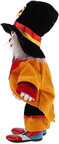 Taotenish Clown Doll Porcelain Clown Model Porcelain Doll Circus Props Delicate Arts Crafts for Home Decoration Desk Ornaments 18cm - Image 6