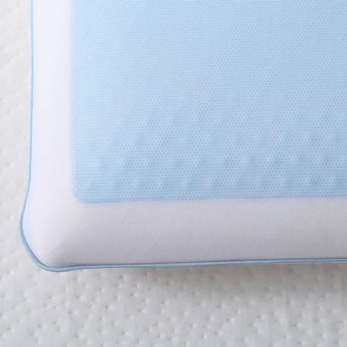 Cool Gel Cooling Pillow for Sleeping, Standard Size Cooling Memory Foam Pillow for Hot Sleepers, Reversible Ergonomic Design, Pressure Relief, Spine Alignment, Side, Back Contouring Support - Image 3