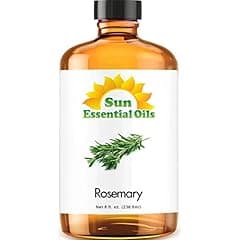 Sun Essential Oils 8oz Rosemary Essential Oil for Aromatherapy