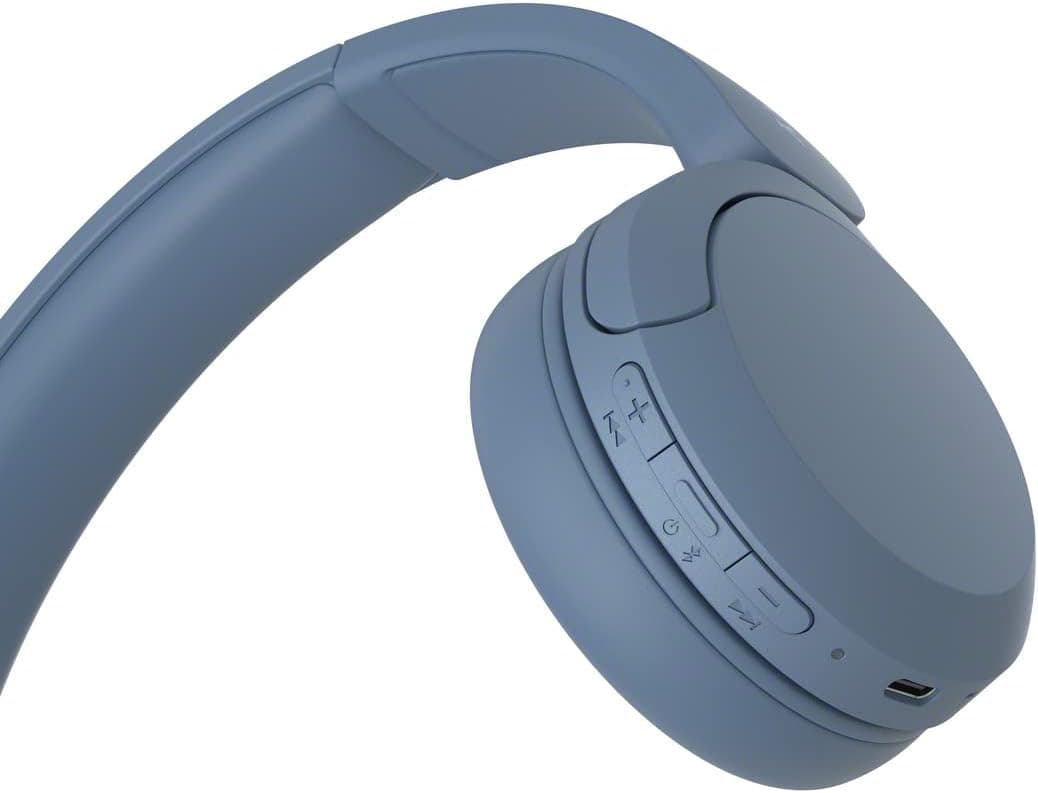 Sony WH-CH520 Wireless Headphones Bluetooth On-Ear Headset with Microphone and up to 50 Hours Battery Life with Quick Charging, Blue - Image 6