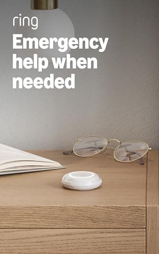 Ring Panic Button, one press for emergency help, place anywhere, base station required, Professional Monitoring (sold separately) - Image 2