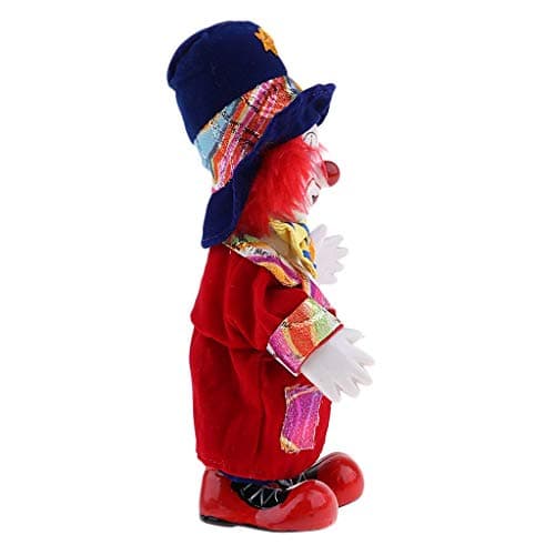 Clown Figure Doll Ornaments Home Table Desk Top Decor Halloween Decoration Gift - #5 - Image 4
