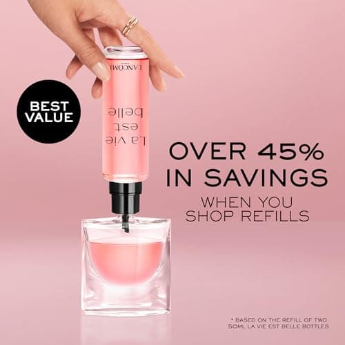 Lancôme La Vie Est Belle Eau de Parfum - Long Lasting Fragrance with Notes of Iris, Earthy Patchouli, Warm Vanilla & Spun Sugar - Floral & Sweet Women's Perfume, 1 Fl Oz - Image 5