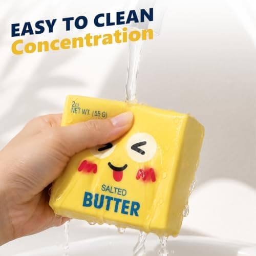 Amazon.com: CKXMHM New Upgraded Smile Face Butter Squishy Toys, Slow Rebound Dumpling Squishy, Soft Stretchy Sensory Squeeze Toys, Stress Relief Fidget Toys, Office Desk Toys & Daily Leisure Gifts (Smiley) : Toys & Games - Image 8