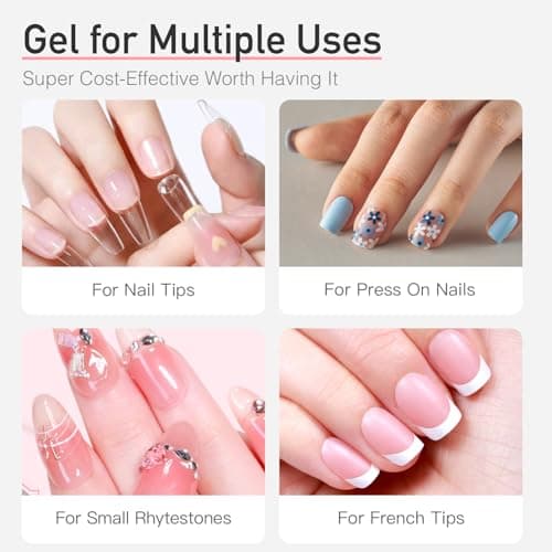 Curvlife Super Strong Nail Glue 15g for Press On Nails - Quick Drying, Semi Solid, Long Lasting, No UV Light Needed - Image 5