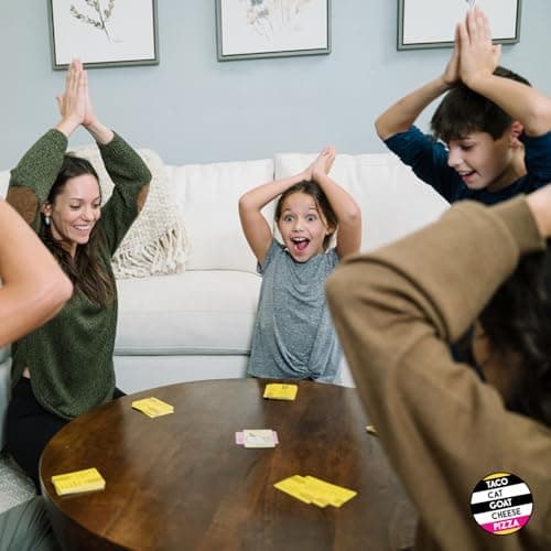 Taco Cat Goat Cheese Pizza Card Game – Wildly Entertaining & Easy To Learn - Great for Adults, Teens, Kids and Families - Card Games and Board Games for Family Game Night - 10 Min, Age 7+, 2-8 Players - Image 5