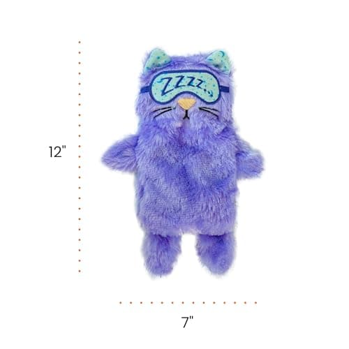 Catstages Purr Pillow Kitty Calming Cat Toy with Touch-Activated Purring and Soft Plush, Purple - Helps Reduce Stress & Provide Anxiety Relief for Cats - Image 7