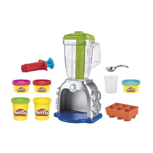 Play Doh Swirlin' Smoothies Toy Blender Playset, Play Kitchen Appliances, Kids Arts and Crafts Toys for 3 Year Old Girls and Boys and Up - Image 4