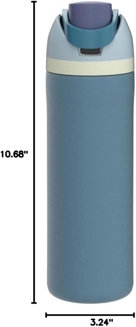 Owala FreeSip Insulated Stainless Steel Water Bottle with Straw, BPA-Free Sports Water Bottle, Great for Travel, 24 Oz, Denim Denim 24 Ounces - Image 9