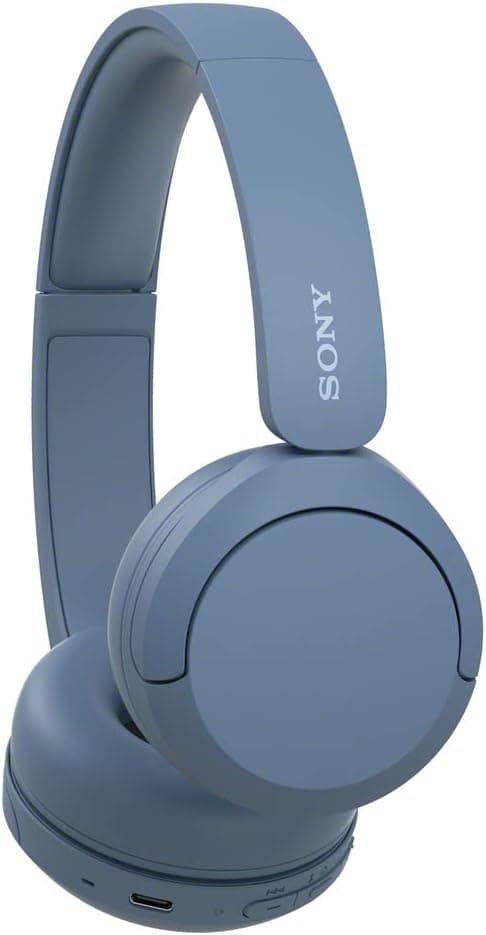 Sony WH-CH520 Wireless Headphones Bluetooth On-Ear Headset with Microphone and up to 50 Hours Battery Life with Quick Charging, Blue - Image 9