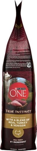 Purina ONE True Instinct With A Blend Of Real Turkey and Venison Dry Dog Food - 7.4 lb. Bag Turkey & Venison 7.4 Pound (Pack of 1) - Image 5
